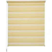 LIEDECO Doppelrollo »Young Colours«, lemon_yellow, Klemmfix, Polyester - gelb