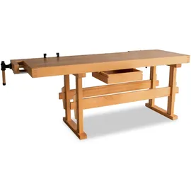 BAMATO Hobelbank Massivholz 68 kg