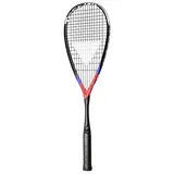 Tecnifibre 12CAR125SG Carboflex 125 X-Speed Squashschläger Schwarz, Rot, Blau mit 3/4 Hülle