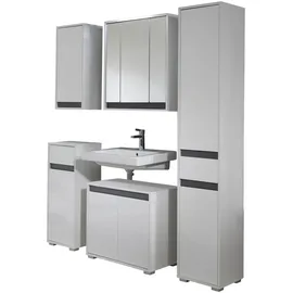 Astor Hängeschrank 'Sol' weiß lackiert 35 x 73 x 23 cm