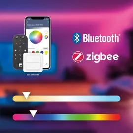 EGLO Connect LED Deckenleuchte Turcona-Z weiß 120 x 10 cm dimmbar, ww-kw