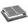Upmann Ablaufrost 40 x 40 cm mit Rahmen