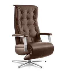 Segmüller Werkstätten Sessel Comforte Uno Anzio C4 Leder Braun