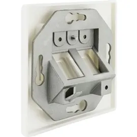 Schwaiger Anschlussdose 2x Keystone