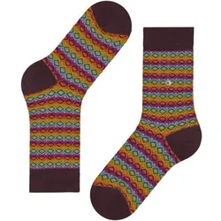 Burlington  Socken Chaussettes  Modern Fair Isle  in Rot, 36 / 41