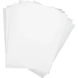 TYFGRT 100 Blatt A4-Dünnpapier, Transparentpapier, Kopierpapier, Drucktransparentpapier, Mehrzweck-Transparentpapier