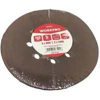WorkPro WP407214 Schleifpapier für Schleifteller (Ø) 150mm 5St.