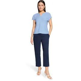 Betty & Co Betty&Co Kurzarmshirt Blau/Weiß XXL