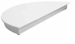 SCHNEIDER Tortenplatte 227026 , Farbe: weiß