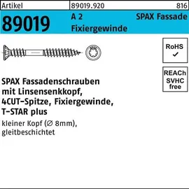 SPAX Fassadenschraube 4,5 x 50 mm 200 Stück