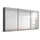 Rauch Schwebetürenschrank OTELI 360 x 210 x 62 cm grau