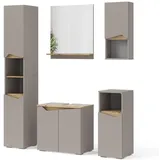 Vicco Marelle 5-tlg. Greige/Artisan-Eiche