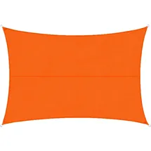 casa pura Wasserabweisendes Sonnensegel rechteckig 500 x 700 cm Orange