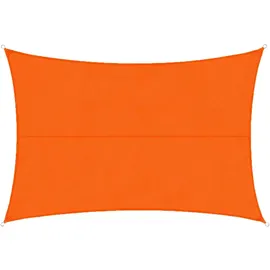 casa pura Wasserabweisendes Sonnensegel rechteckig 500 x 700 cm Orange