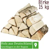 Flameup - Brennholz Kaminholz Birkenholz Holz Auswahl 5 - 500 kg Birke Für Ofen und Kamin Kaminofen Feuerschale Grill Feuerholz Holzscheite 25 cm