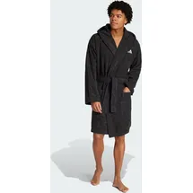 Adidas Hooded Dressing Gown Bademantel Black S