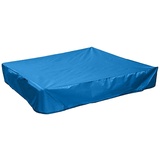 Sandkastenabdeckungen - Oxford Stoff Blau Sandkasten Abdeckplane mit Kordelzug, Wasserdicht Sandkasten Abdeckung für Sandkasten (150×150CM)