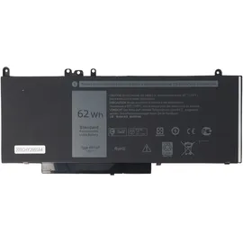 AccuCell Akku passend für Dell Latitude E5470, E5570, 6MT4T, Li-Polymer, 7,4V, 8155mAh, 62,0Wh, built-in, ohne Werkzeug