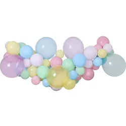 Luftballon Girlande pastell 66 tlg.