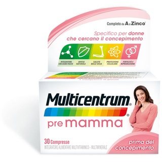 Multicentrum Pre Mamma Integratore Pre-concepimento 30 pz Compresse