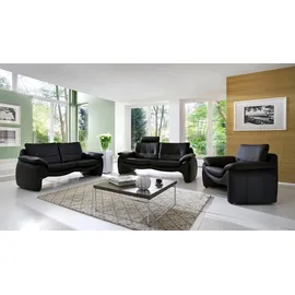 PLACES OF STYLE Sessel Luna Naturleder 110 x 80 x 88 cm schwarz in einzigartiger Optik