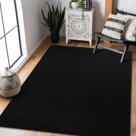 RugsX Rumba Teppichläufer 120 x 200 cm Schwarz