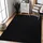 RugsX Rumba Teppichläufer 120 x 200 cm Schwarz