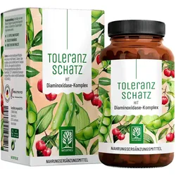 Diaminoxidase-Komplex für Histaminintoleranz mit Quercetin und Vitamin C- HIT DAO Komplex   TOLERANZSCHATZ - NATURTREU® 60 St