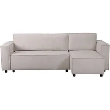 habitat garten Eckcouch Cord 3-Sitzer Beige