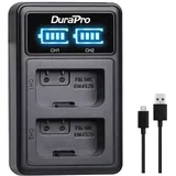 DuraPro Akku-Ladegerät für Nikon Z50 Kameras - Dual USB EN-EL25 - 8.4V DC, Schwarz