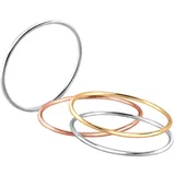 Elli Ring Set "Stacking-Rings" Tricolor Silber vergoldet 52 Damen