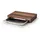 Continenta Schneidebrett Walnuss mit Edelstahl-Schublade 39 x 27 cm Braun