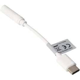 AccuCell USB-C auf 3,5 mm Stereo Adapter Schwarz