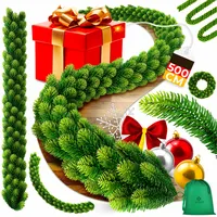 Kesser KESSER® Weihnachtsgirlande Naturgetreues Tannengrün - wie echt -