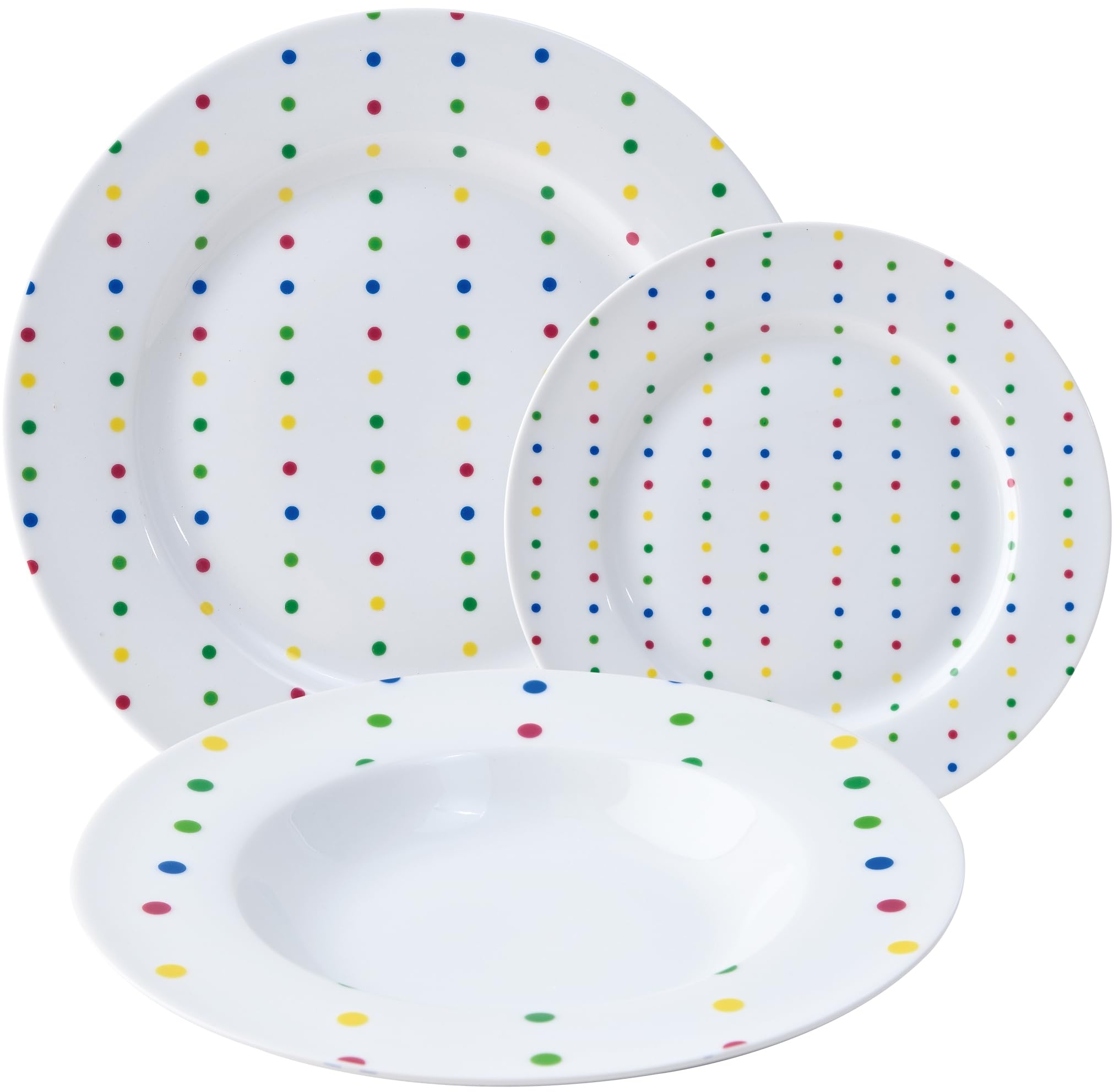 UNITED COLORS OF BENETTON. BE-0246 Platters, Porcelain, Mehrfarbig