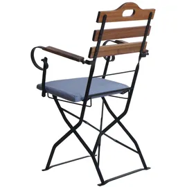 Mendler HWC-J40 Biergartenstuhl 58 x 58 x 105 cm blau 2 St.