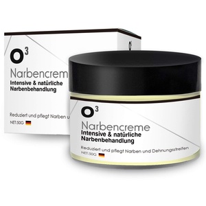 O3 Narbencreme, Narbensalbe gegen Narben und Dehnungsstreifen, Stretch mark cream – scar remover, Aknenarben entfernen