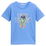 Tom Tailor T-Shirt mit Druck und Wendepailletten blau 92/98 EU