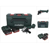 Metabo W 18 L 9-125 inkl. 2 x 5,5 Ah + Ladegerät + metaBOX
