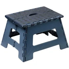 KESPER | Klapptrifft, Material: Kunststoff, Maße: 35 x 27 cm, Höhe: 22 cm, max. Belastbarkeit: 150 kg, Farbe: Dunkelblau, geprüft: DIN EN 14183 | 70630
