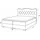 Fun Möbel Boxspringbett Schlafzimmerbett SULTAN Kunstleder Anthrazit 160x200cm - Schwarz