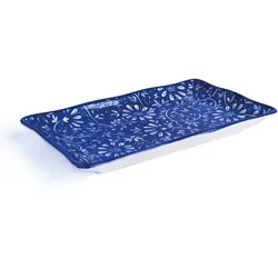 Excelsa Platte/Tablett Oriented Porzellan 20x2,5x12 cm Blau