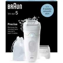 Braun Silk-épil 5 5-041 Weiß/Grau