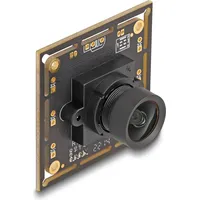 Delock USB 2.0 Kameramodul mit HDR 2,1 Megapixel 94° V6 Fixf (2.10 Mpx), Webcam, Schwarz