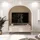 lookway SANAYI TV-Schrank 156x54x38 cm Beige Kunststoff/Metall/Holzwerkstoff