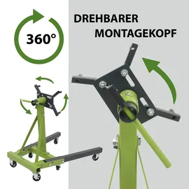 Trutzholm Werkstattkran Stahl Tragkraft 900 kg grün