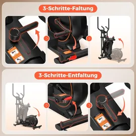 YoSuDa Crosstrainer Schwarz