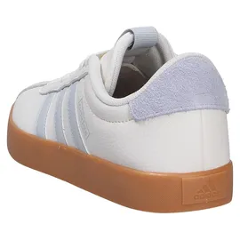 adidas VL Court 3.0 Damen Weite E core White/Halo Blue/Gum 3 43 1/3