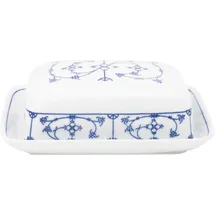 Kahla Blau Saks Butterdose, eckig
