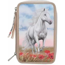 DEPESCHE Miss Melody 3 Fach Federtasche Poppy Sand